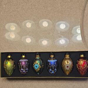 Elegant Holiday Ornament Set - Multicolor